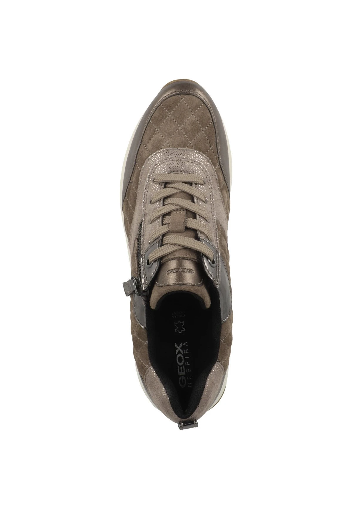 Geox D Airell A- Sneakers Laag - Dark Beige 3 Geox D Airell A- Sneakers Laag - Dark Beige - Image 3
