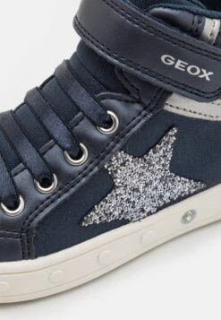 Geox Skylin Girl Light Up - Sneakers Hoog - Navy/Dark Silver -Geox 03f546ba055d488eafc664bd5be0c086