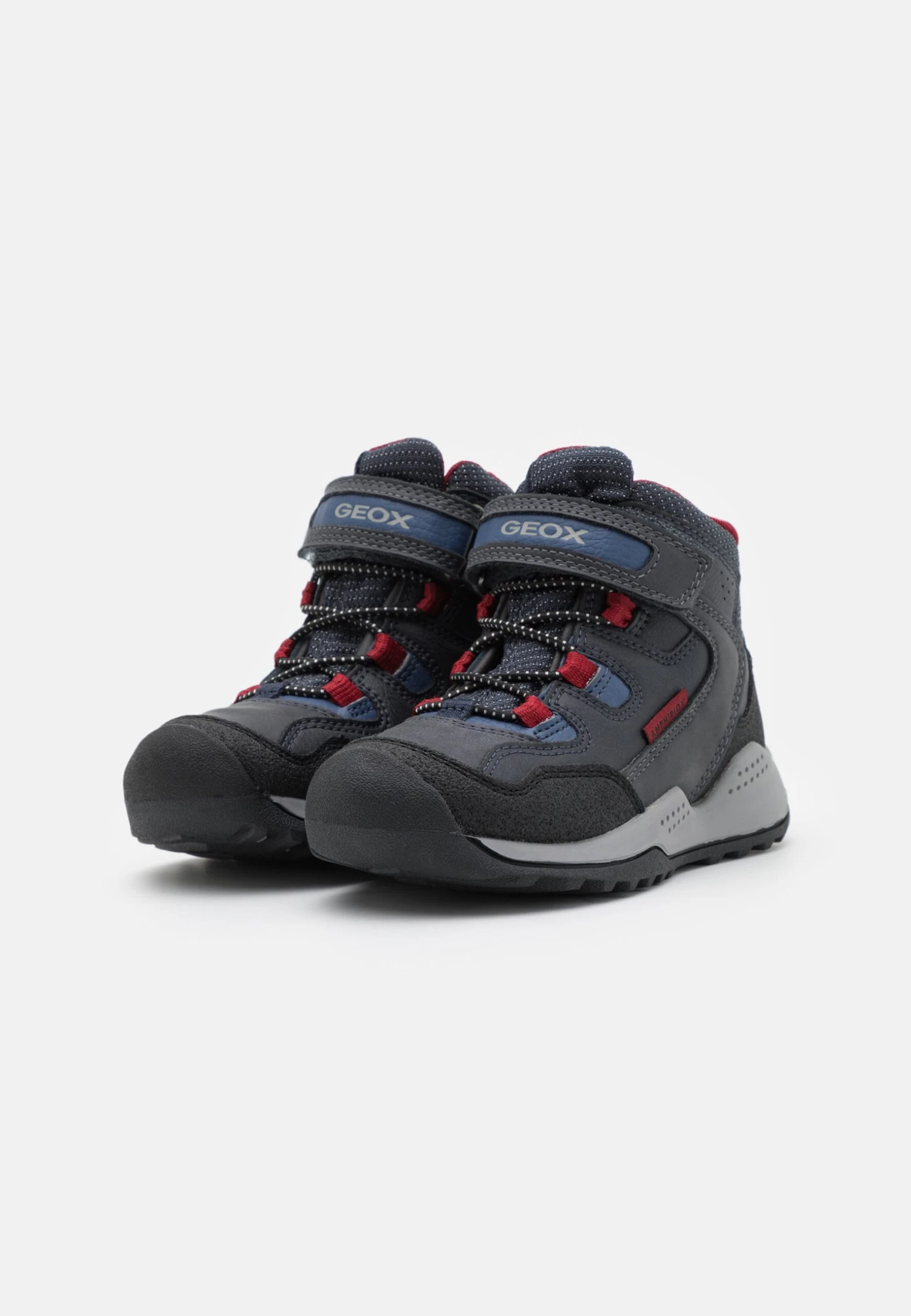 Geox Teram Boy Abx - Korte Laarzen - Navy/Dark Red 2 Geox Teram Boy Abx - Korte Laarzen - Navy/Dark Red - Image 2