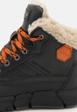 Geox J Flexyper Boy B Abx - Veterboots - Black/Orange -Geox 0981a69382b34713b9b743b492306f74