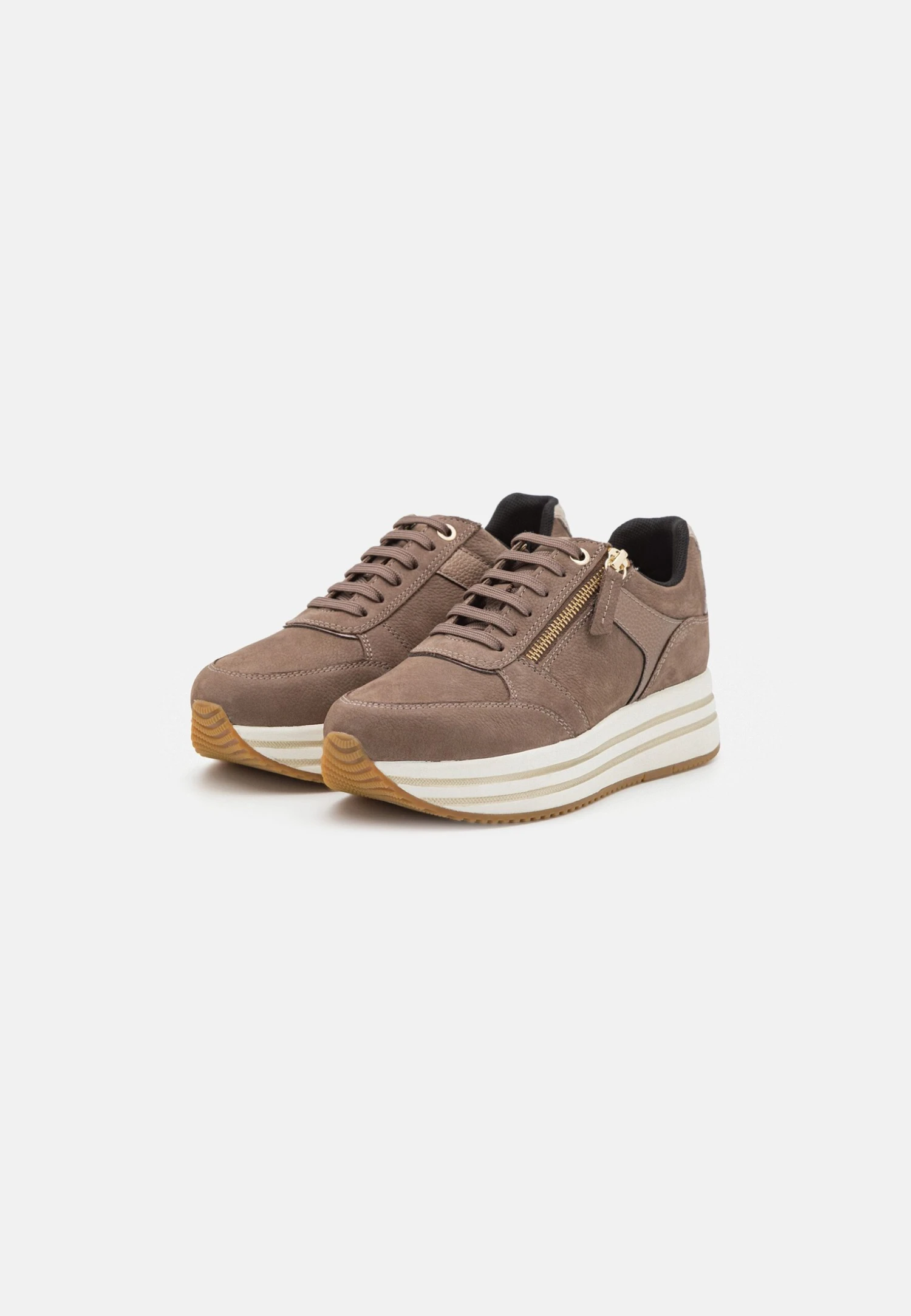 Geox Kency - Sneakers Laag - Dark Taupe 3 Geox Kency - Sneakers Laag - Dark Taupe - Image 3