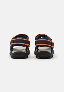 Geox Jr Strada - Outdoorsandalen - Navy/Fluo Orange -Geox 0ba7390523f4485eb3cc903958355bae