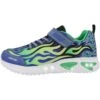 Geox J Assister Lights - Sneakers Laag - Royal Green