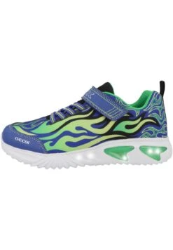 Geox J Assister Lights - Sneakers Laag - Royal Green