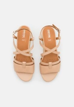 Geox Ischia Corda - Sandalen Met Sleehak - Desert -Geox 0f190ae89c6d4b89a9546cc64a2c8b8c