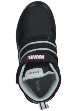 Geox Sneakers Hoog - Black/Silver -Geox 0f2e5fc0cda14ab5898abf60c647f9c5