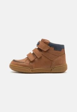 Geox Poseido Boy - Sneakers Hoog - Cognac/Blue