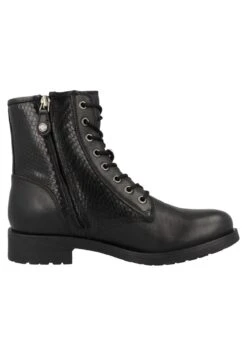 Geox Damen Schuhe - Veterboots - Black -Geox 124efcae513a49d693556f373e096c09