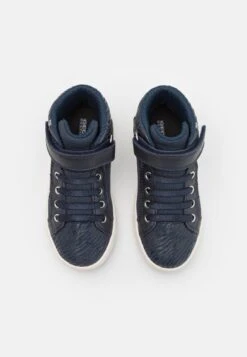 Geox Skylin Girl Light Up - Sneakers Hoog - Navy/Dark Silver -Geox 12e67403dffe4db78427edf6c3c8df34