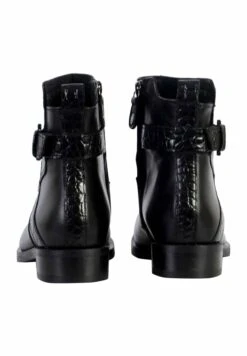 Geox Brogue - Cowboy-/Bikerlaarsjes - Noir -Geox 157fb07cd9374f48ba3418030e3a51ea