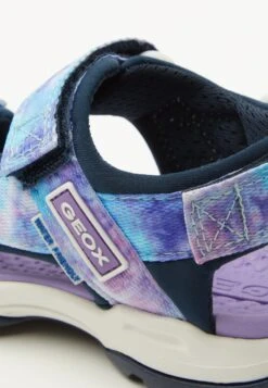 Geox Borealis Girl - Outdoorsandalen - Navy/Violet -Geox 16156c7c31ad4a959498a1262889a182
