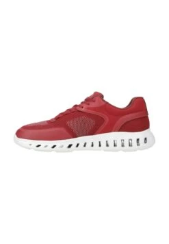 Geox Outstream- Sportieve Veterschoenen - Rot Grau