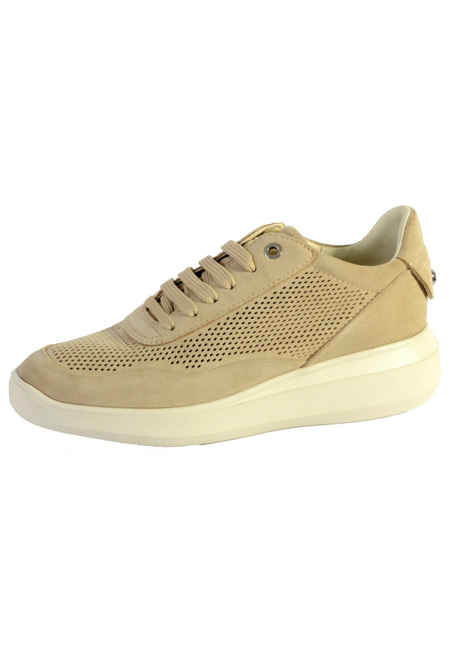 Geox Rubidia- Sneakers Laag - Lt Taupe 1 Geox Rubidia- Sneakers Laag - Lt Taupe
