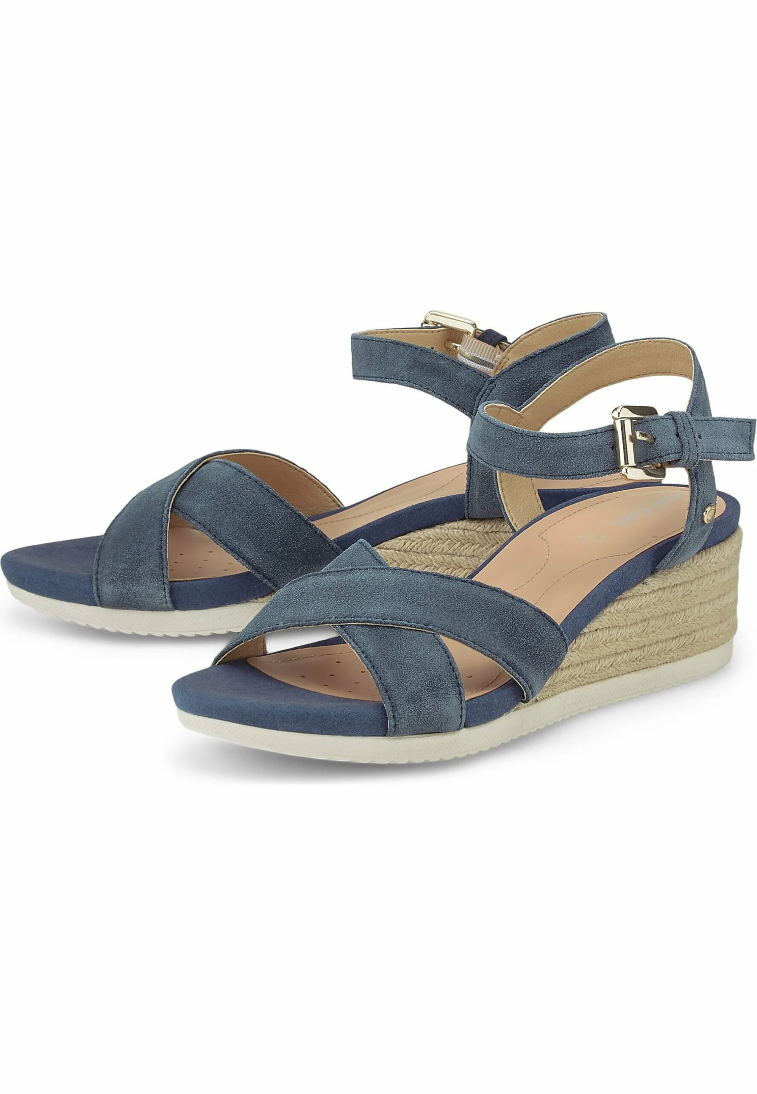 Geox Sandalen Met Sleehak - Dunkelblau 2 Geox Sandalen Met Sleehak - Dunkelblau - Image 2