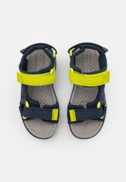 Geox Borealis Boy - Outdoorsandalen - Navy/Lime -Geox 1e5f32d6d66f41f99ac6e2c34c90b7aa