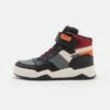 Geox Perth Boy - Sneakers Hoog - Black/Orange