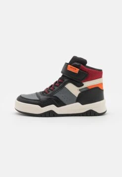 Geox Perth Boy - Sneakers Hoog - Black/Orange
