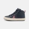Geox Kalispera Girl - Sneakers Hoog - Navy/Dark Pink