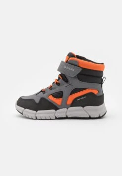 Geox Flexyper Boy Abx - Sneakers Hoog - Grey/Orange