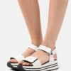 Geox Kency - Sandalen Met Plateauzool - White