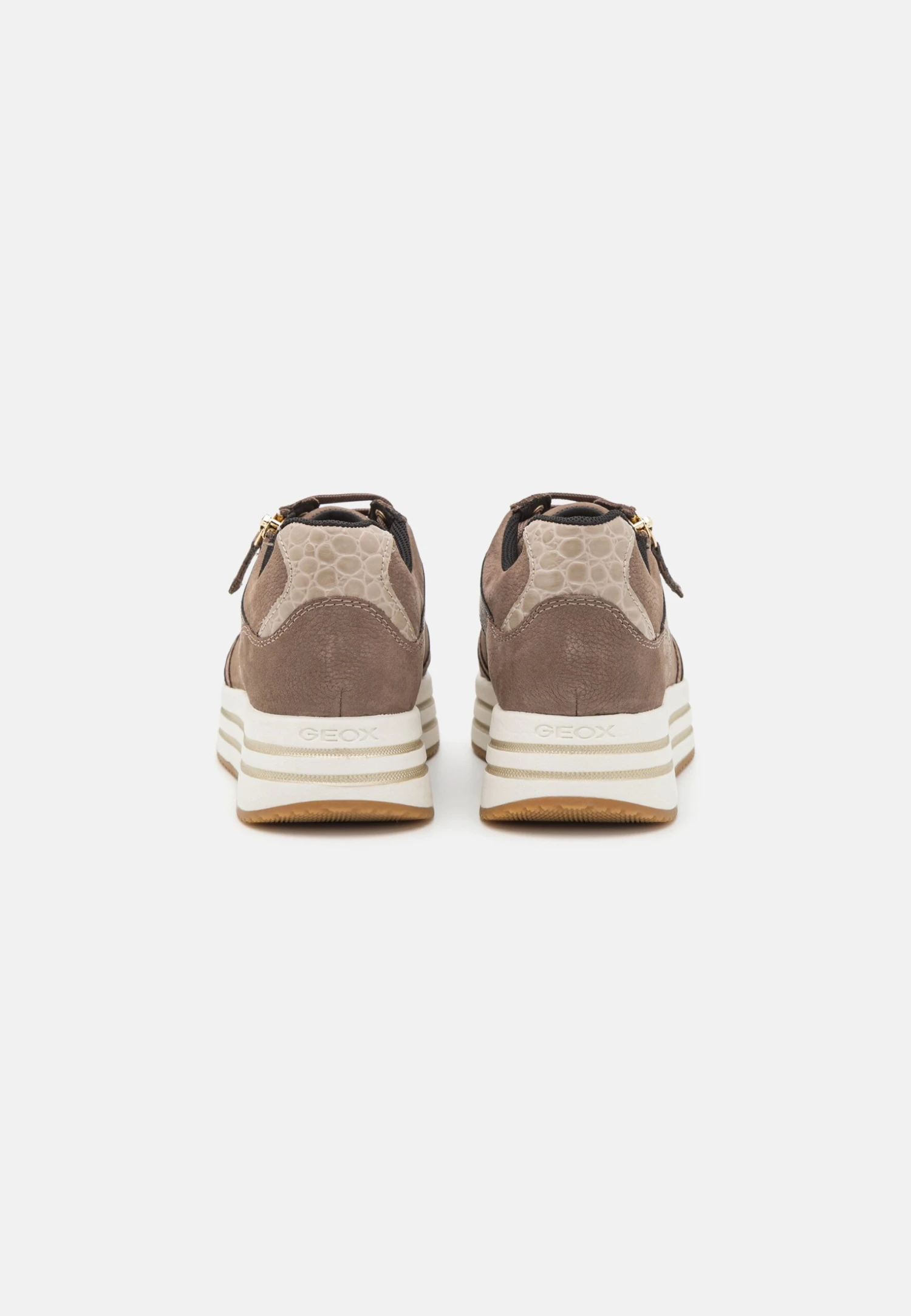Geox Kency - Sneakers Laag - Dark Taupe 4 Geox Kency - Sneakers Laag - Dark Taupe - Image 4