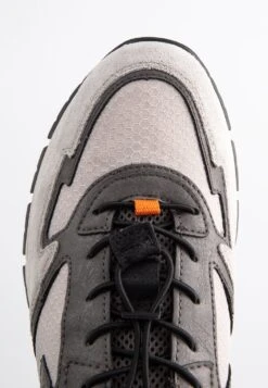 Geox U Delray A Wrinkl Syn - Sneakers Laag - Lt Grey/Grey -Geox 2958ee237bc4470cb6dc15727d75567c