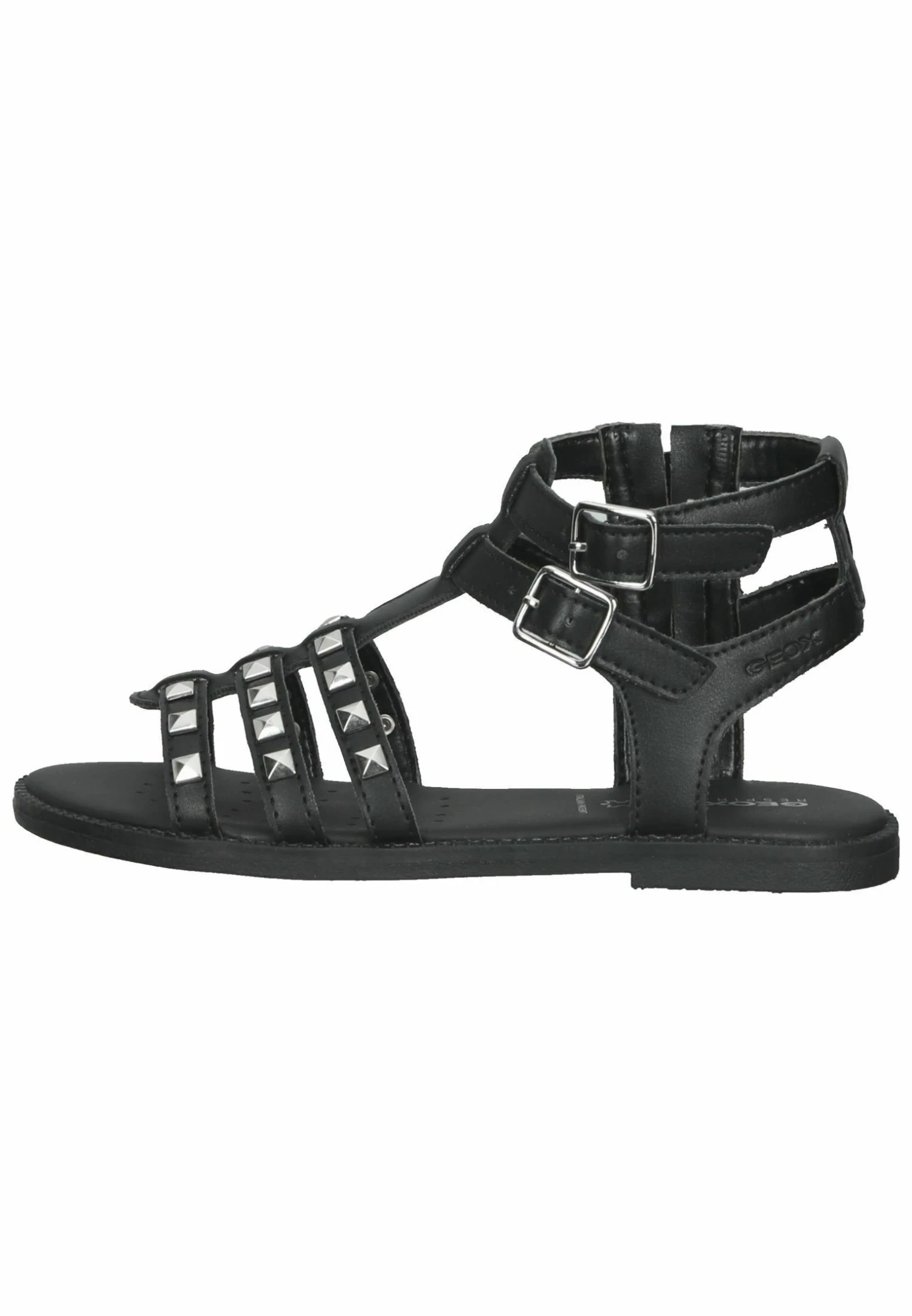 Geox Sandalen Met Enkelbandjes - Schwarz 1 Geox Sandalen Met Enkelbandjes - Schwarz