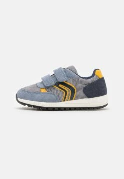 Geox Alben Boy - Sneakers Laag - Light Grey/Yellow
