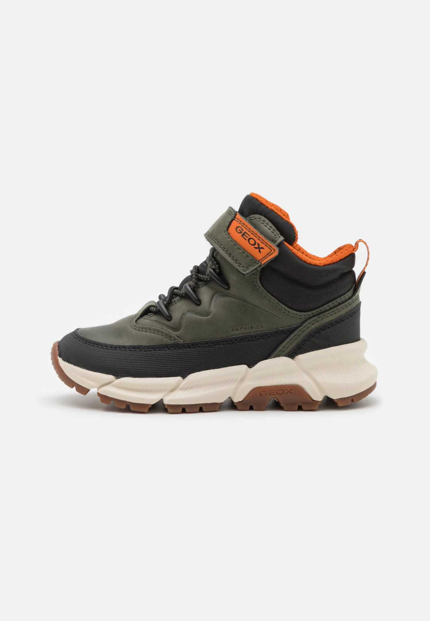 Geox Flexyper Plus Boy - Korte Laarzen - Military/Orange 1 Geox Flexyper Plus Boy - Korte Laarzen - Military/Orange