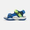 Geox J Borealis- Outdoorsandalen - Navy/Lime