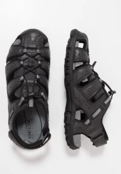 Geox Uomo Strada - Outdoorsandalen - Black -Geox 30a69af3aac648ccbb71f565c4471eaf