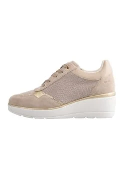 Geox D Ilde - Sneakers Laag - Lt Taupe/Beige