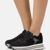 Geox Kency - Sneakers Laag - Black/Gun
