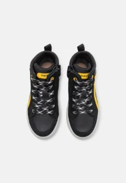 Geox J Weemble - Sneakers Hoog - Black/Yellow -Geox 36d3a5af2b1a4bfbace8806bdd6f6407