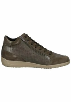 Geox Sneakers Hoog - Taupe Dk Beige -Geox 37bdfb8fa442483cbaa060bb3e836479