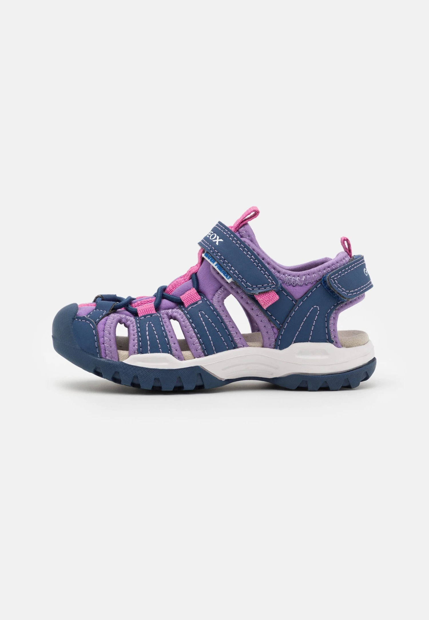 Geox Borealis Girl - Outdoorsandalen - Navy/Lilac 1 Geox Borealis Girl - Outdoorsandalen - Navy/Lilac
