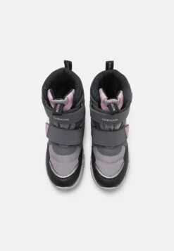 Geox Flexyper Girl - Snowboots- Grey/Pink -Geox 3d99e7fccd0e404ab5c914194b447606