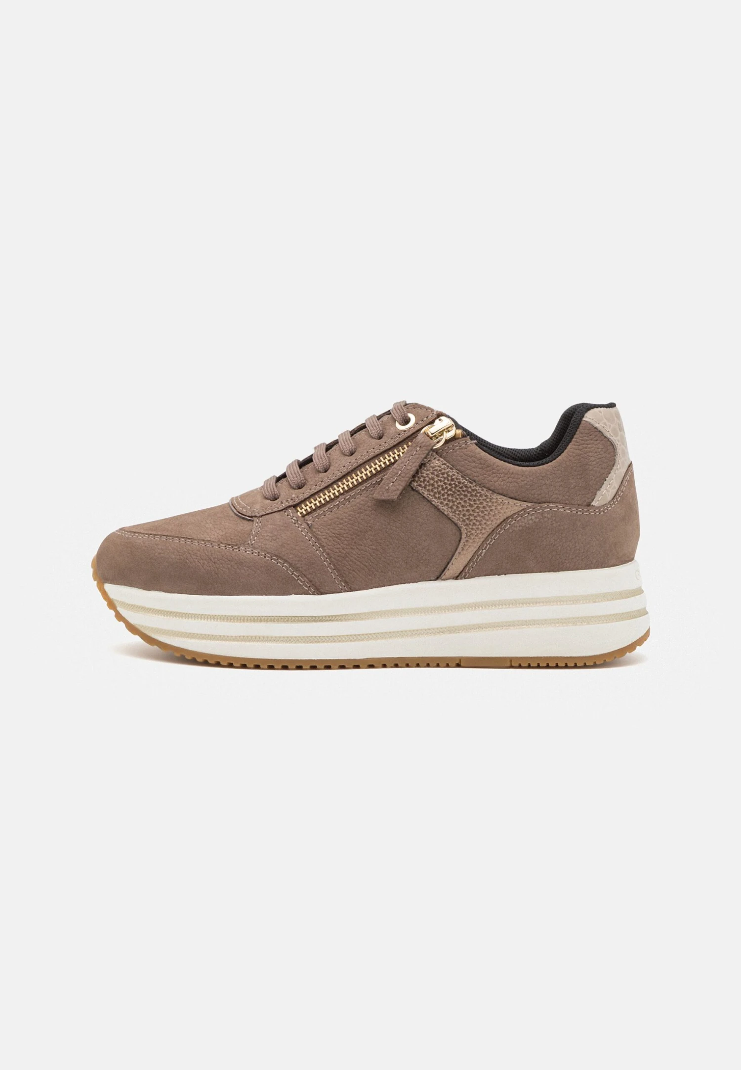 Geox Kency - Sneakers Laag - Dark Taupe 2 Geox Kency - Sneakers Laag - Dark Taupe - Image 2