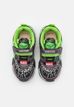 Geox Marvel Avengers Hulk Bayonyc Boy Lights - Sneakers Laag - Black/Green -Geox 41b25be2cf1f4e90b146472deac4cf6e
