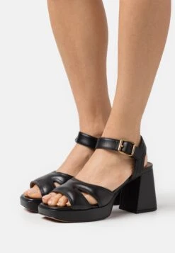 Geox Soledea - Sandalen Met Plateauzool - Black