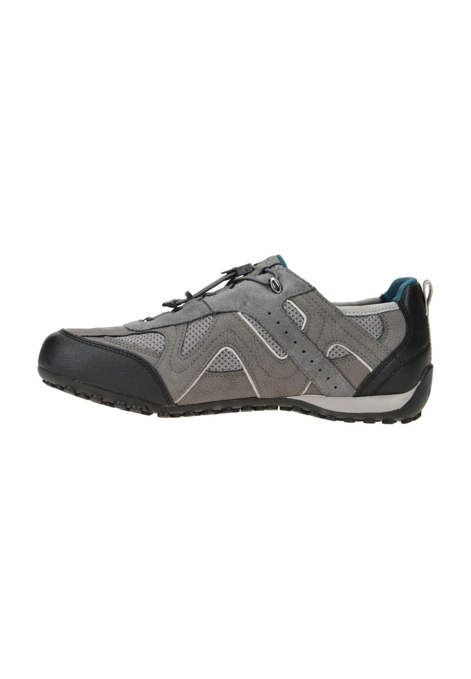 Geox Snake- Sneakers Laag - Grau Schwarz 1 Geox Snake- Sneakers Laag - Grau Schwarz