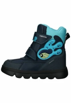 Geox Willaboom Unisex - Snowboots- Navy Turquoise Cfn