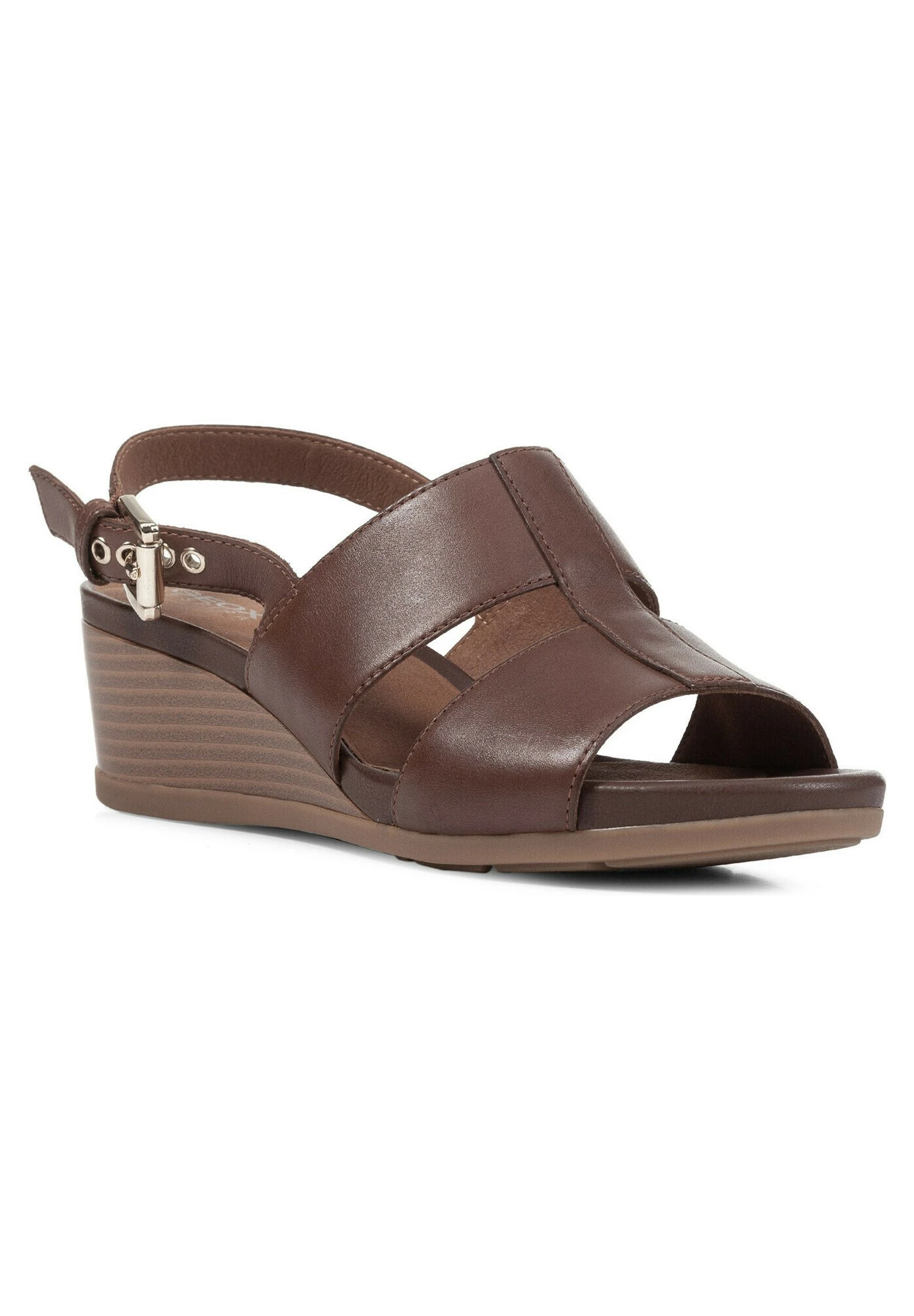 Geox D Marykarmen A - Sandalen Met Sleehak - Brown 2 Geox D Marykarmen A - Sandalen Met Sleehak - Brown - Image 2
