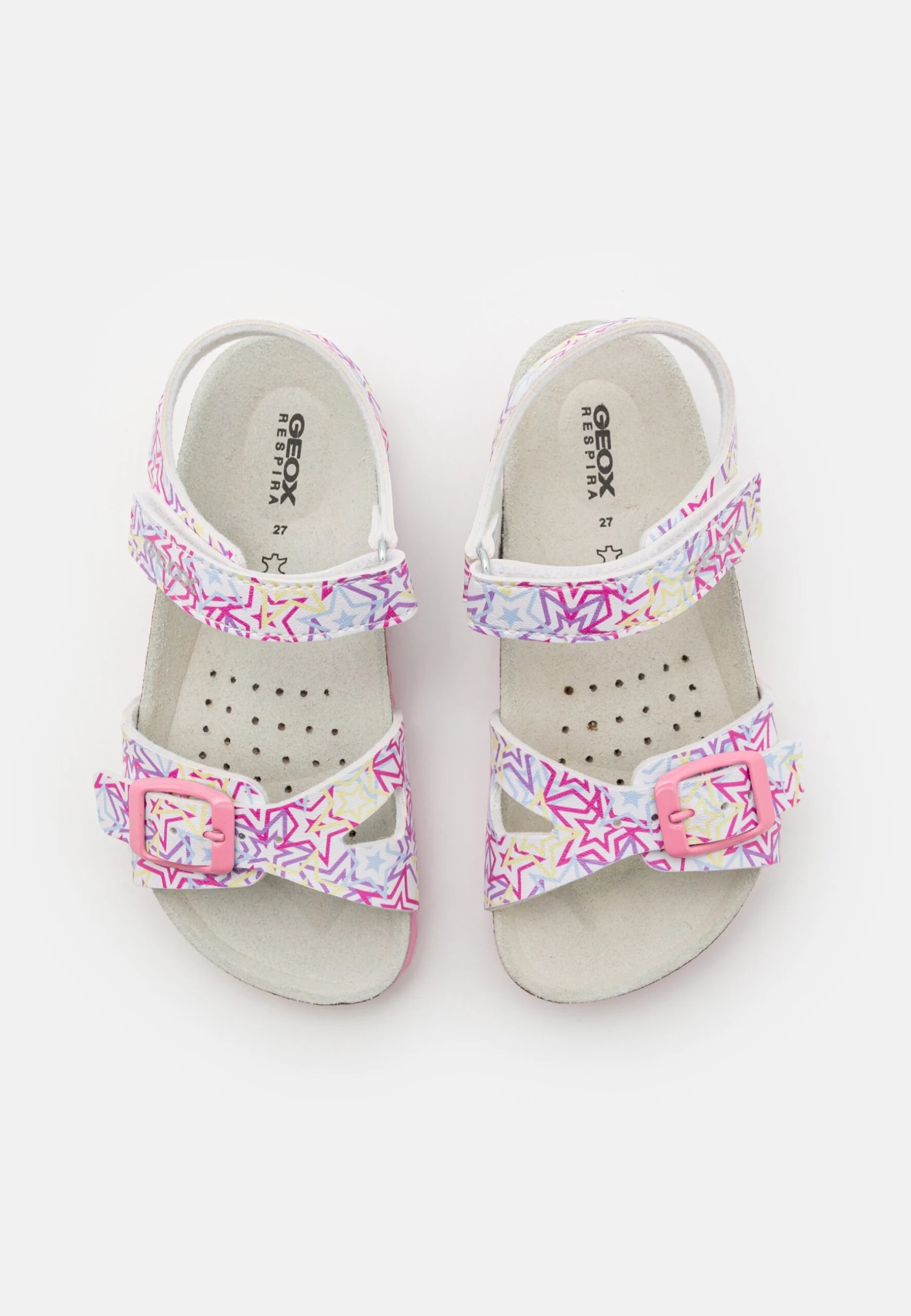 Geox Adriel Girl - Sandalen - White/Multi-Coloured 4 Geox Adriel Girl - Sandalen - White/Multi-Coloured - Image 4