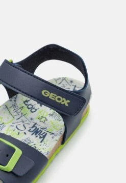 Geox Ghita Boy - Sandalen - Navy/Lime -Geox 4cc1a0a525834a38975cc33f5cc27c14