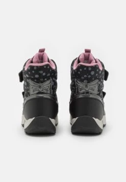 Geox Sentiero Girl Ab - Snowboots- Black/Dark Silver -Geox 4d57616e80704626b554e42f0503080f