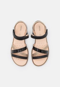 Geox Jr Karly - Sandalen - Noir/Platinium -Geox 4dcdd478b5a944598b6a28a3782f5d83