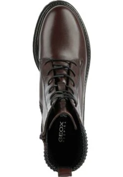 Geox D Iridea - Enkellaarsjes Met Plateauzool - Bordeaux Black -Geox 4f188c52360845628a901b0b43e7da94