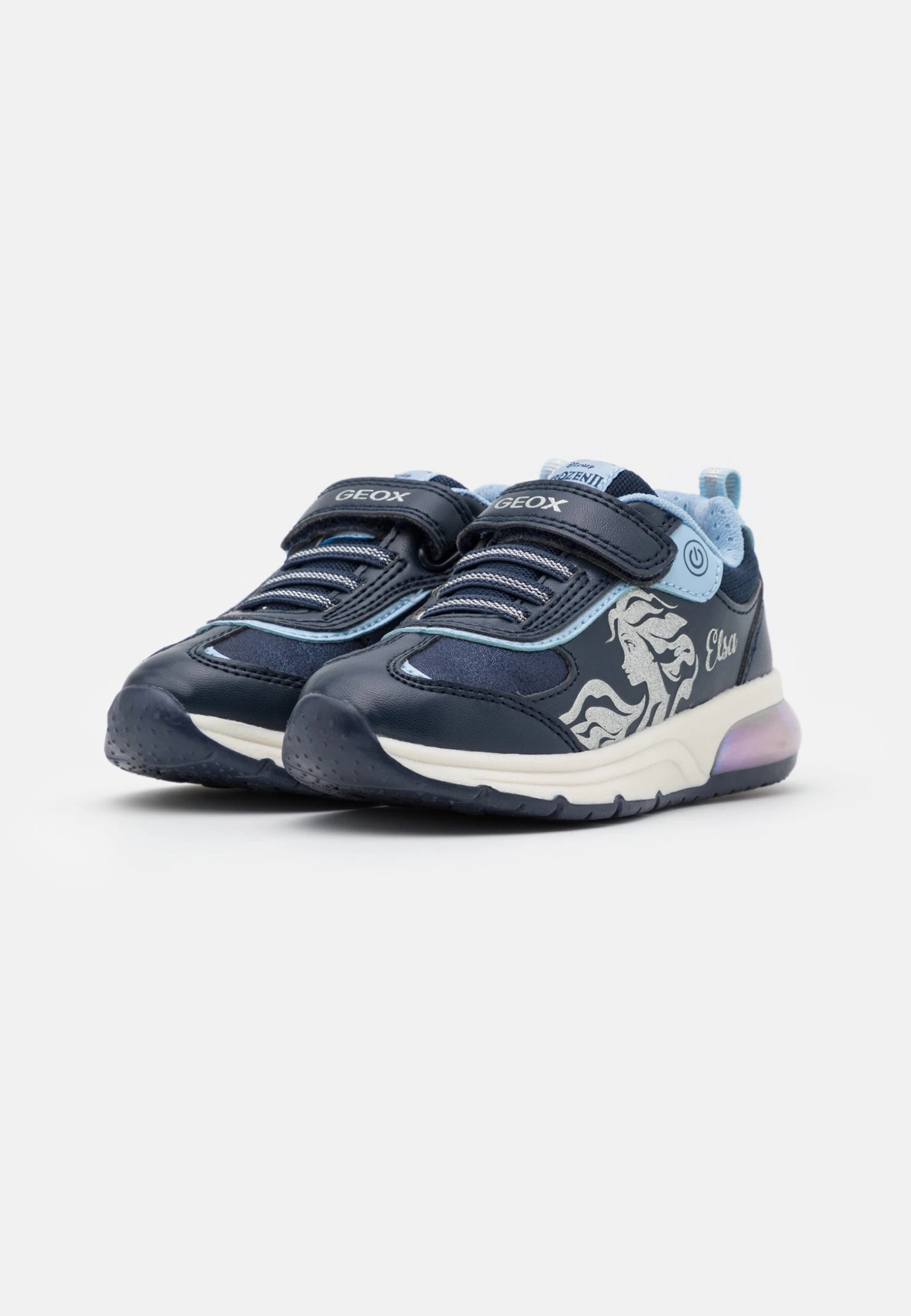 Geox Disney Frozen Elsa Spaceclub Girl- Sneakers Laag - Navy/Sky 2 Geox Disney Frozen Elsa Spaceclub Girl- Sneakers Laag - Navy/Sky - Image 2