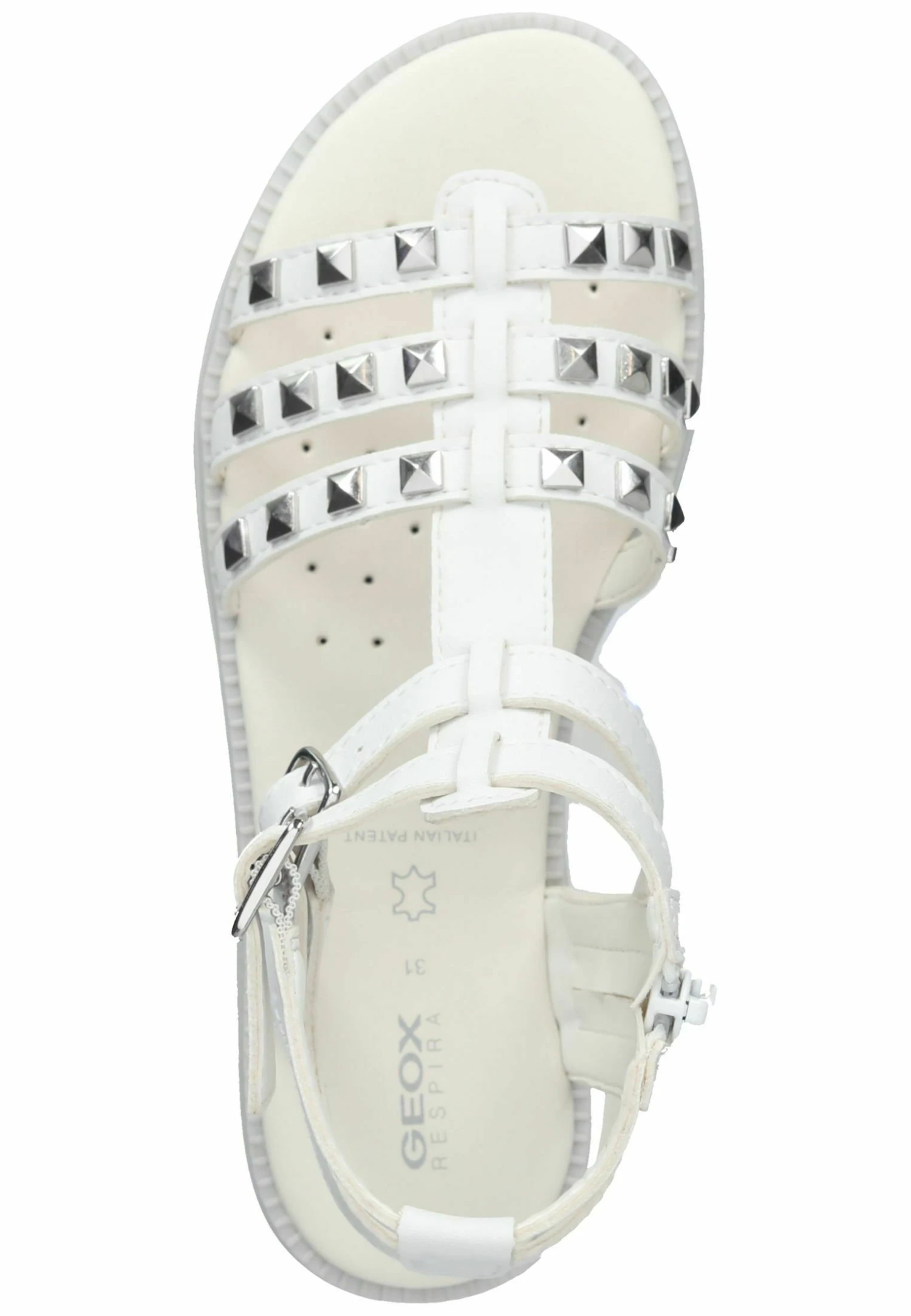 Geox Sandalen Met Enkelbandjes - White 3 Geox Sandalen Met Enkelbandjes - White - Image 3